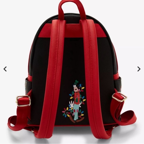 Loungefly Mickey Mouse & Friends Holiday Lights Mini Backpack - Picture 4 of 10